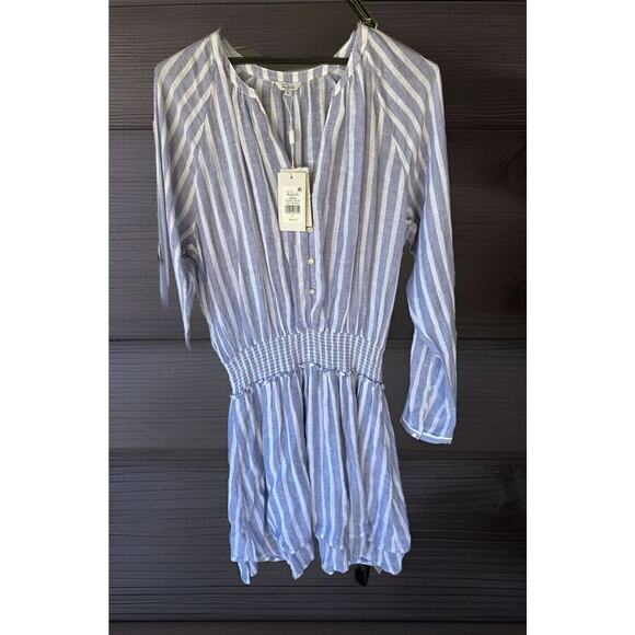 Rails Light Blue Jasmine Dress Rhône Stripe Dress NWT - Picture 14 of 14